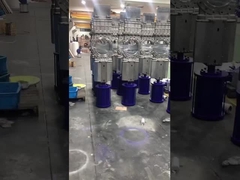 Van cửa dao bùn với động cơ khí lực hoạt động đôi