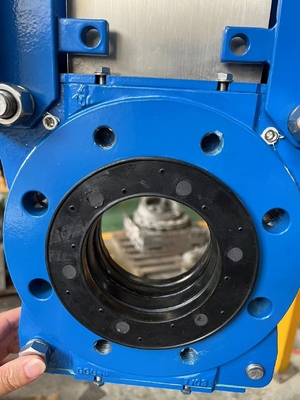 2-48 Inches Knife Gate Valve Hướng dẫn vận hành Cơ thể thép hợp kim cho nhà máy sản xuất điện