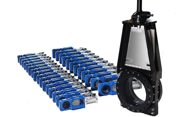 Wafer kết nối cuối Heavy Duty dao van cổng 2-48 inch với thiết kế công suất nặng