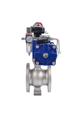 Van bi phân đoạn bằng thép carbon mặt bích để điều chỉnh dòng chảy chính xác và chính xác